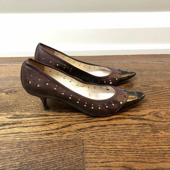 💠 Vintage CHANEL Pumps 39.5 - Picture 3 of 9